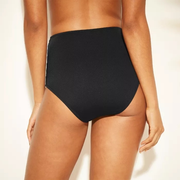 Beach High Waist Swimsuit Bottoms. - Picture 3 of 4